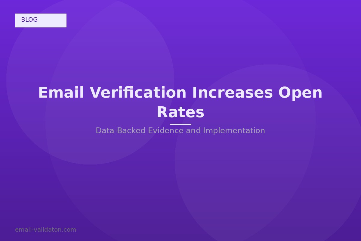 Como a Verificação de E-mail Aumenta a Taxa de Abertura de Emails (Com Base em Dados)